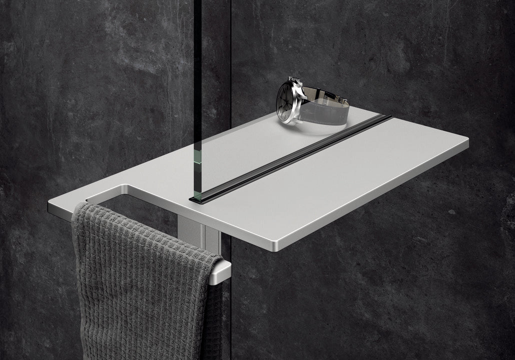 Select+ Shower Board, stříbrná matná