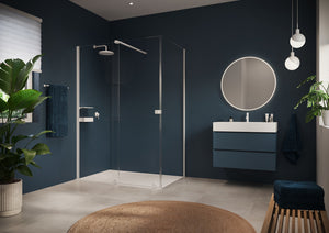 Xtensa pure Boční stěna pro Walk-In posuvné dveře 1-dílné s pevným segmentem XT03
